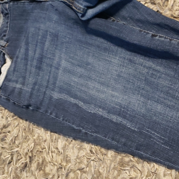 LANE BRYANT DISTRESSED BOYFRIEND JEANS SZ 22 - Picture 3 of 13